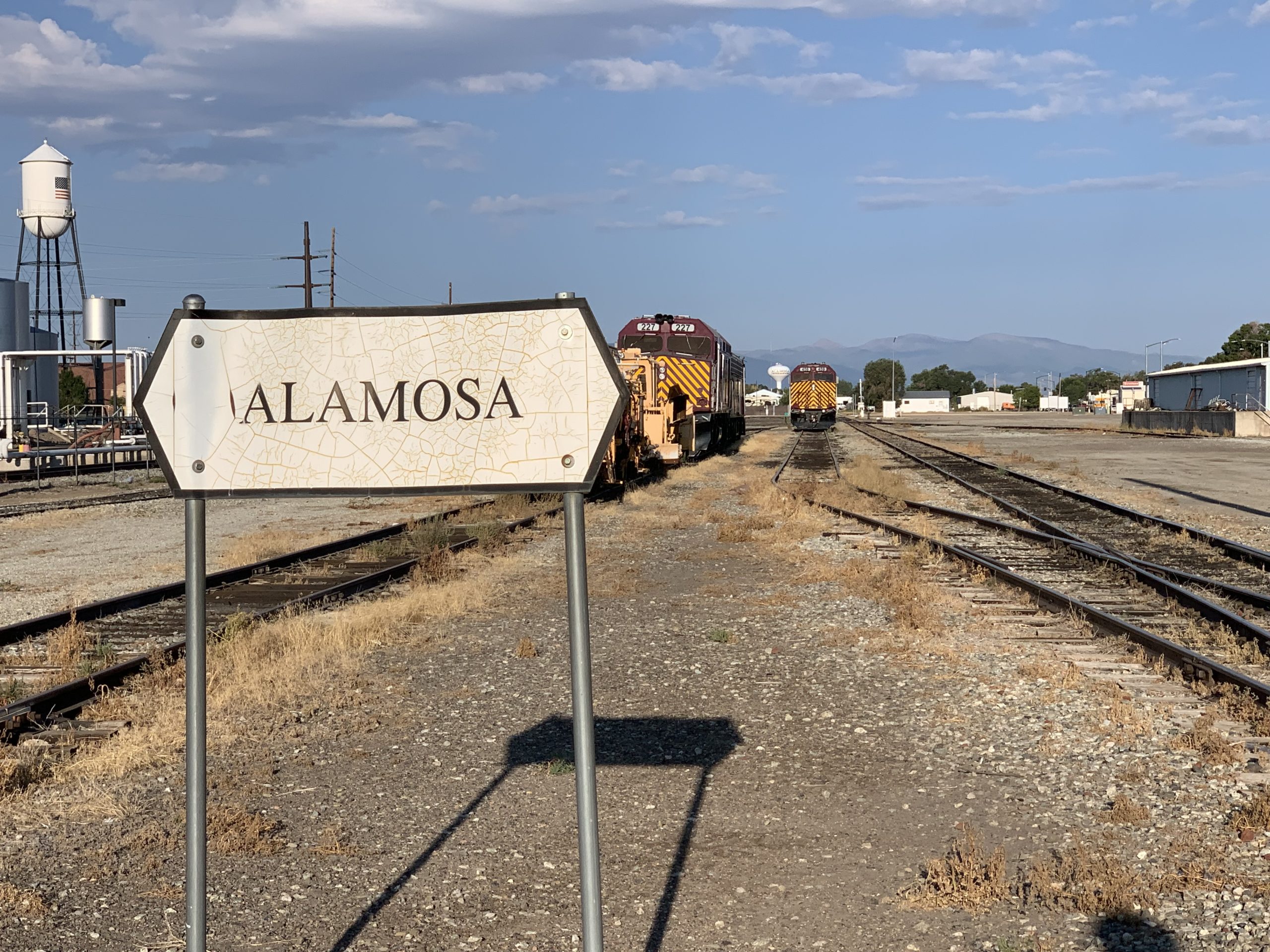 Train tracks in Alamosa, CO